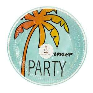 Summer Party paper plates for sale in Dubai