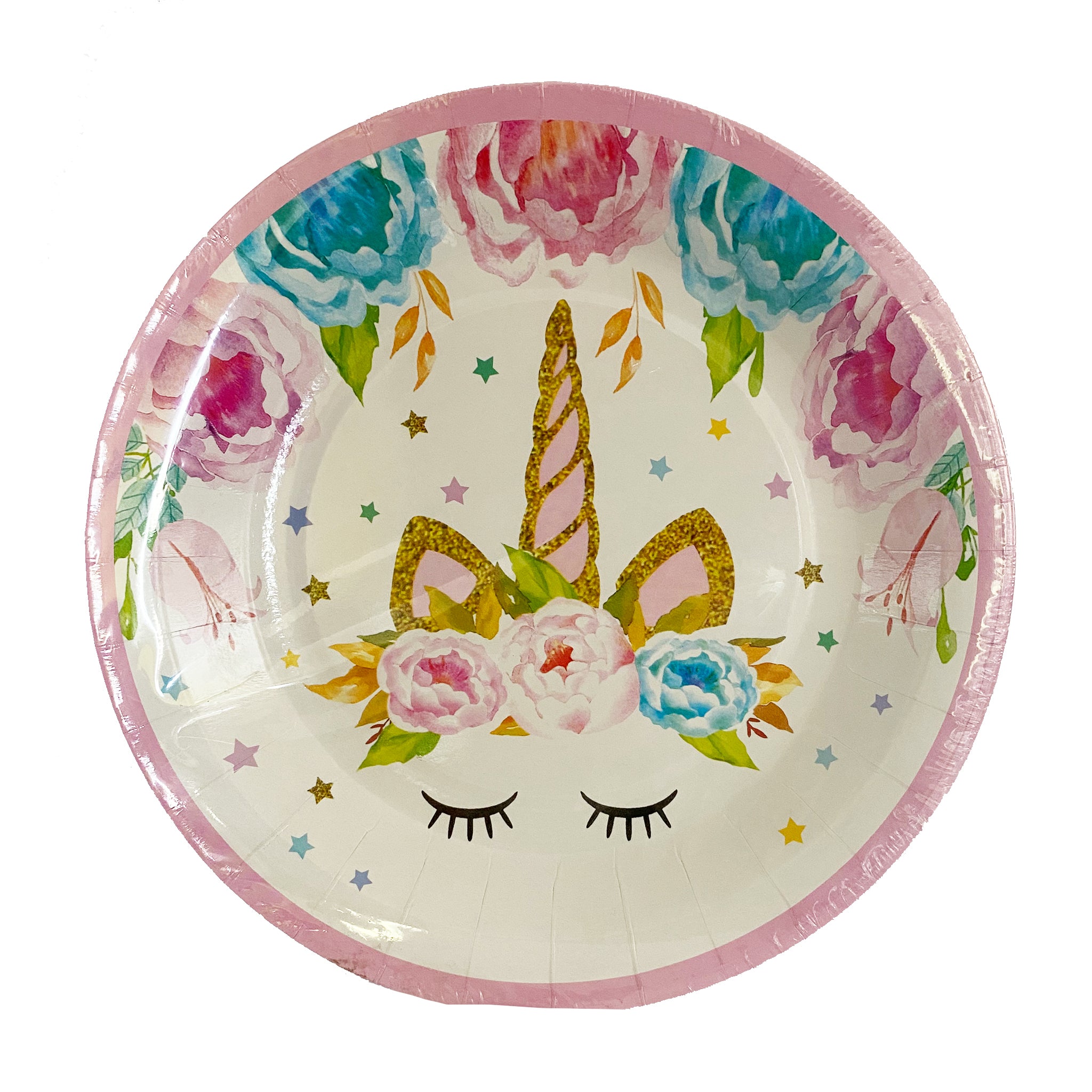 Unicorn Horn paper plates for sale in Dubai