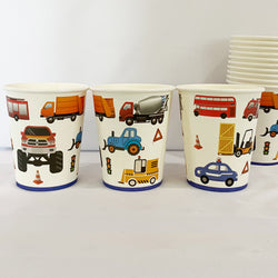 vehicles themed paper cups for sale in Dubai