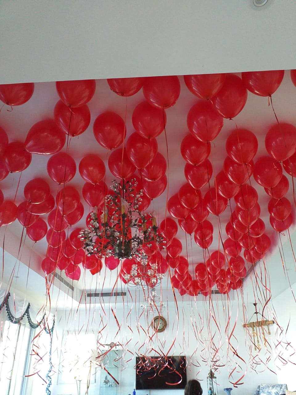 50 Red latex balloons - PartyMonster.ae