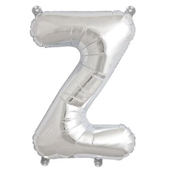 Letter Z silver foil balloon for sale online in Dubai