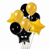 Black Heart Foil Balloon-18in - PartyMonster.ae