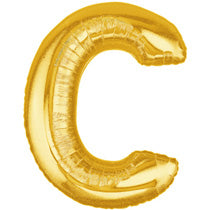 Letter C Golden Foil Balloon - 40in - PartyMonster.ae