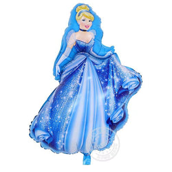 Cinderella Super Shape Foil Balloon- 90x55cm - PartyMonster.ae