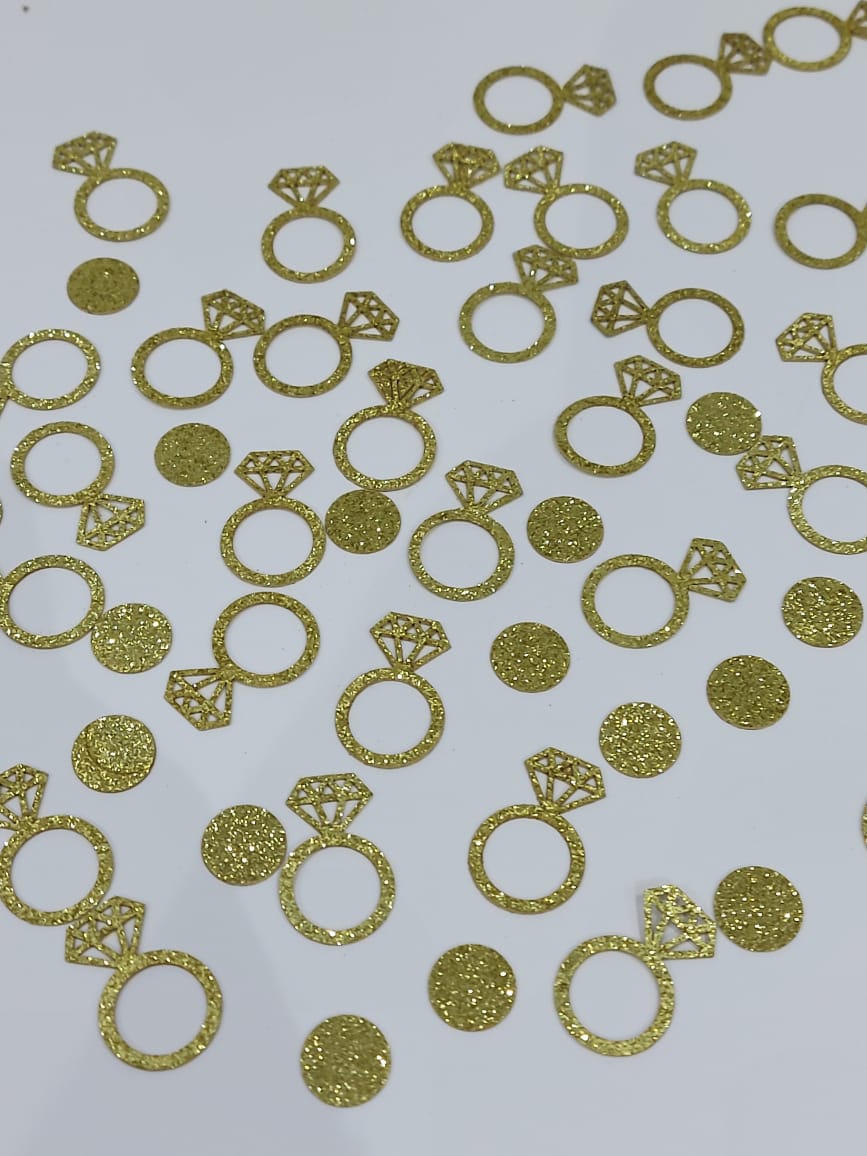 diamond ring shaped paper confetti for sale online in Dubai