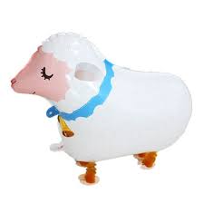 Sheep Walking Balloon - 25in - PartyMonster.ae