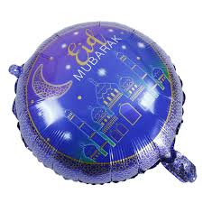 Eid Mubarak Foil Balloon -18in - PartyMonster.ae