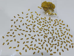 golden U.S. dollars shaped foil confetti for table top decor