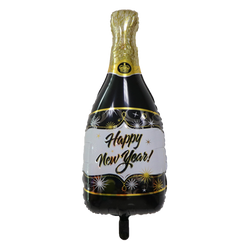 Happy New Year Champagne Bottle Foil Balloon for sale online in Dubai