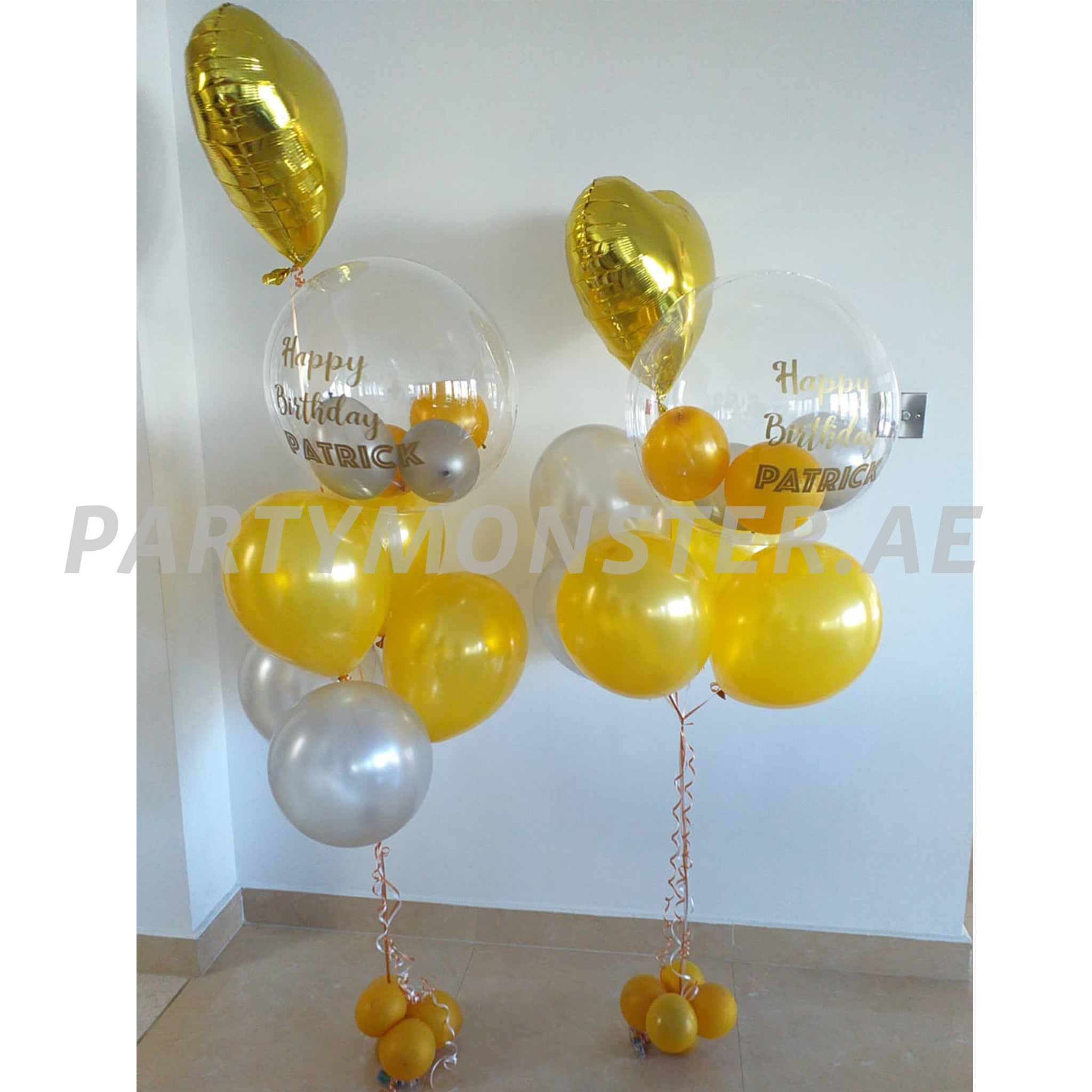 Happy birthday customised balloon bouquet - PartyMonster.ae