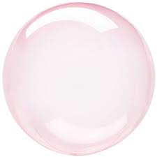 Pink Clear Balloon -24in - PartyMonster.ae