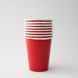 Red Paper Cups - 10pcs - PartyMonster.ae