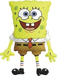 SpongeBob Life Size Foil Balloon - 3 Feet - PartyMonster.ae