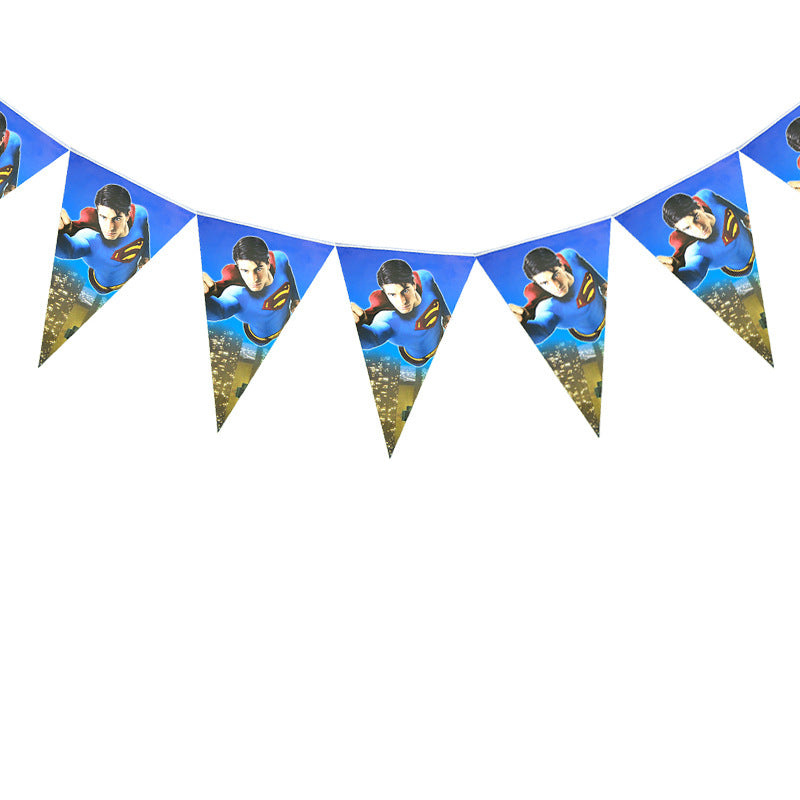 Flag banner bunting Superman themed for sale online in Dubai