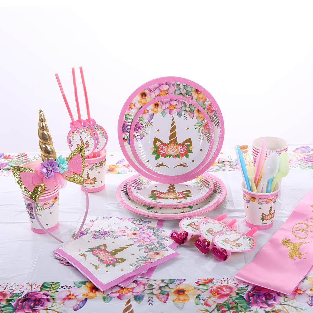 Unicorn themed party supplies for sale online in Dubai