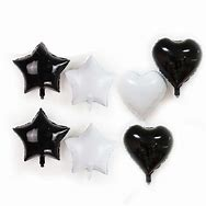 Black Heart Foil Balloon-18in - PartyMonster.ae